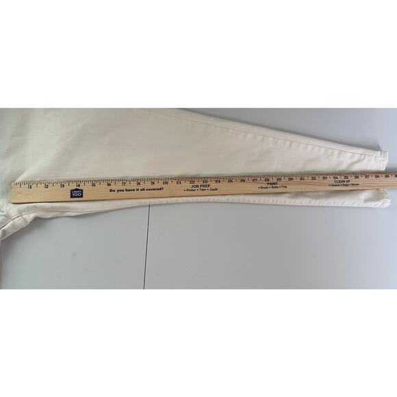 Banana Republic Sculpt Skinny High Rise White Jeans Casual Stretch Workwear 8 - Picture 5 of 8